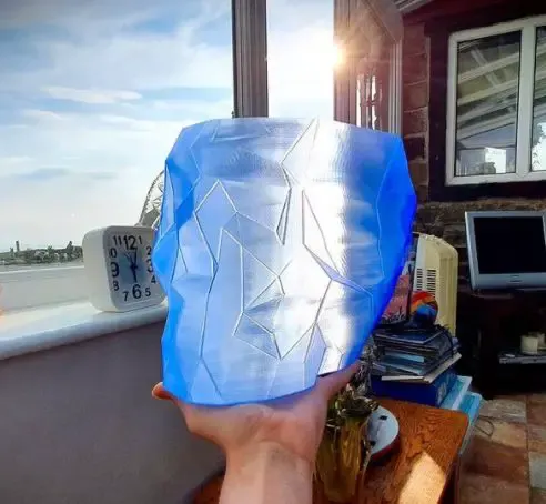 floral 3d printed vase
