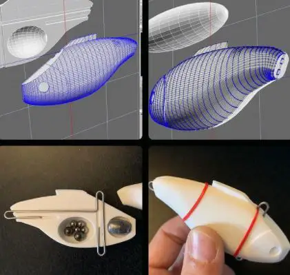 how to make fishing lures with a 3d printer